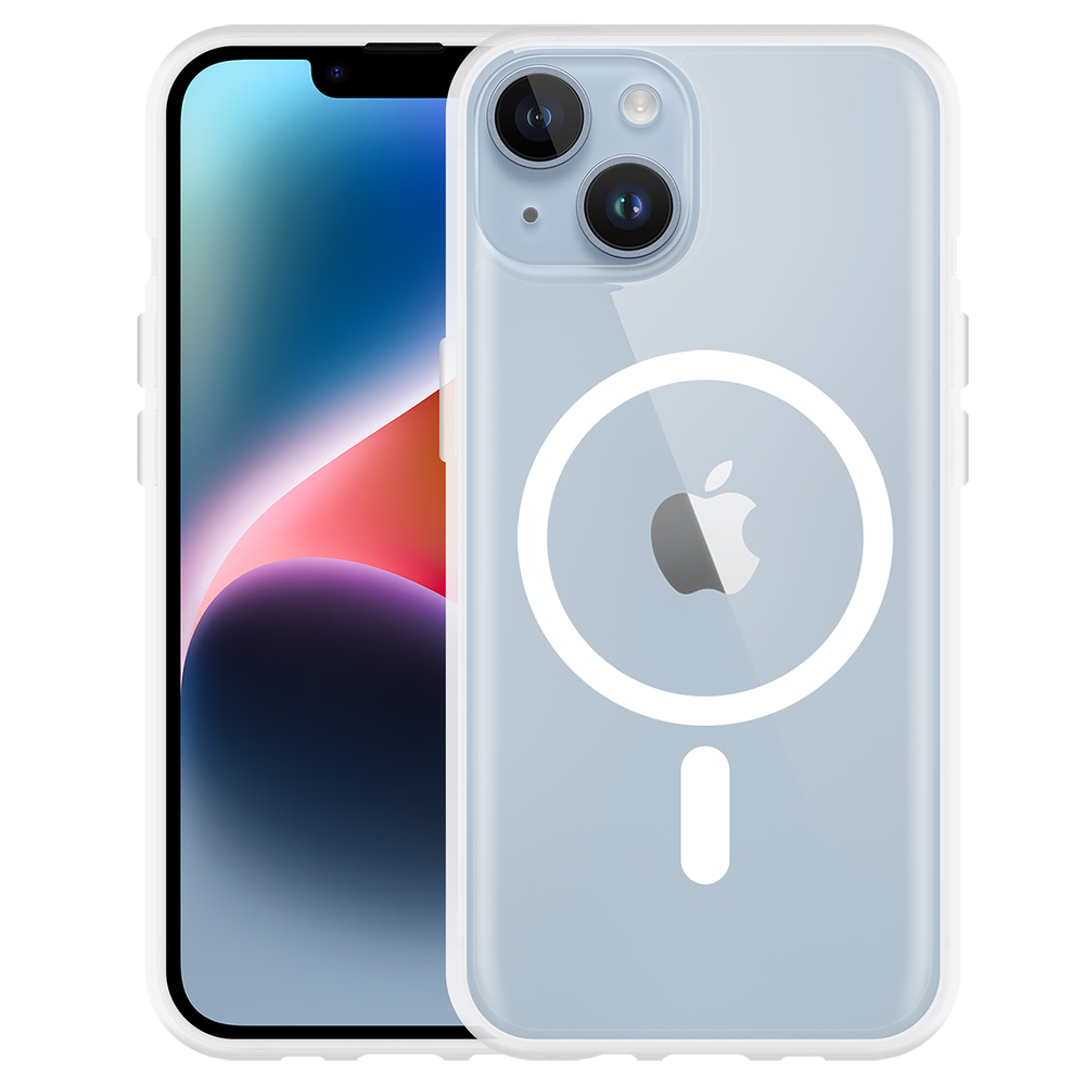 Just in Case 8309556 Soft TPU Case MagSafe compatible iPhone 14 Doorzichtig