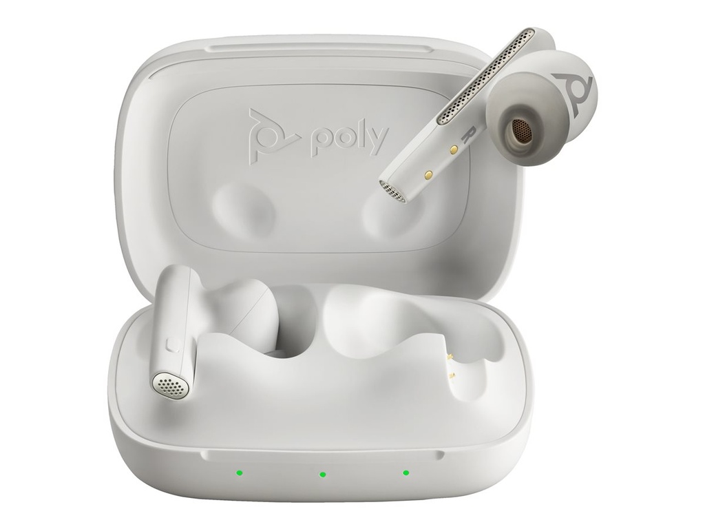 Poly 7Y8L6AA Voyager Free 60 Wireless Earbuds Bluetooth White