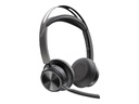Poly Voyager Focus 2 Draadloze Headset Bluetooth USB-A + Houder Zwart