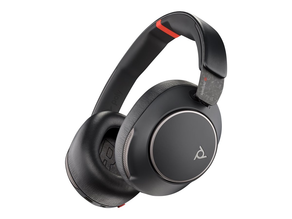 Poly 8G7T7AA Voyager Surround 85 Draadloze Headset Bluetooth + Laadstand Zwart