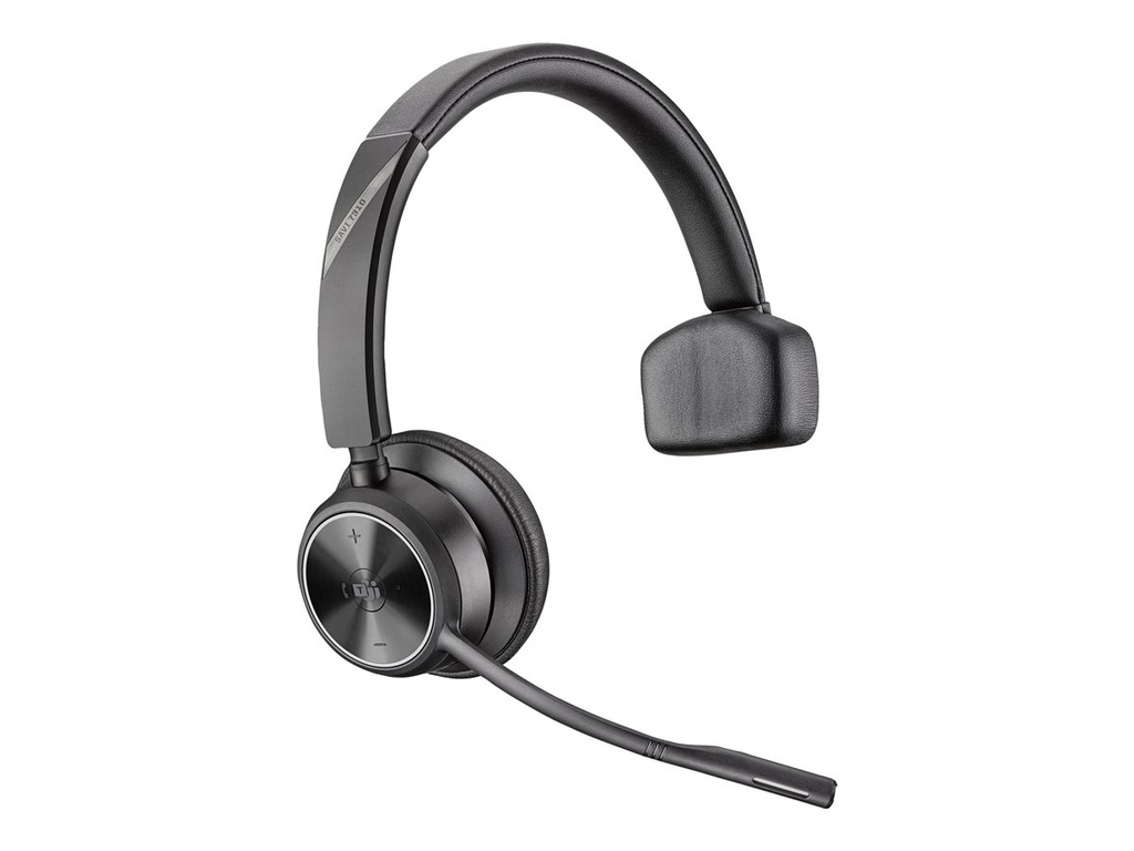 Poly 8Y9B8AA#ABB Savi 7310 Monaural Microsoft Teams DECT Draadloze Headset Zwart