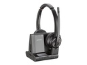 Poly 8D3H8AA#ABB Savi 8220-M Wireless Headset DECT 1880-1900 MHz Black