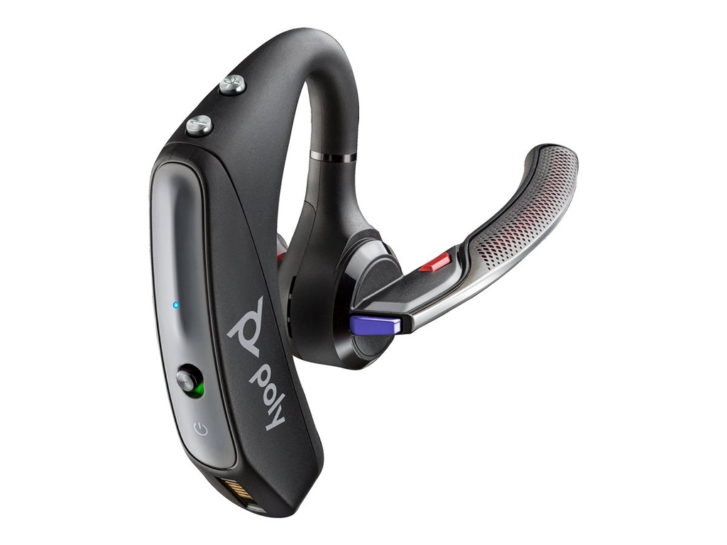 Poly 8H5Q4AA#ABB Voyager 5200-M Wireless Headset Bluetooth Black