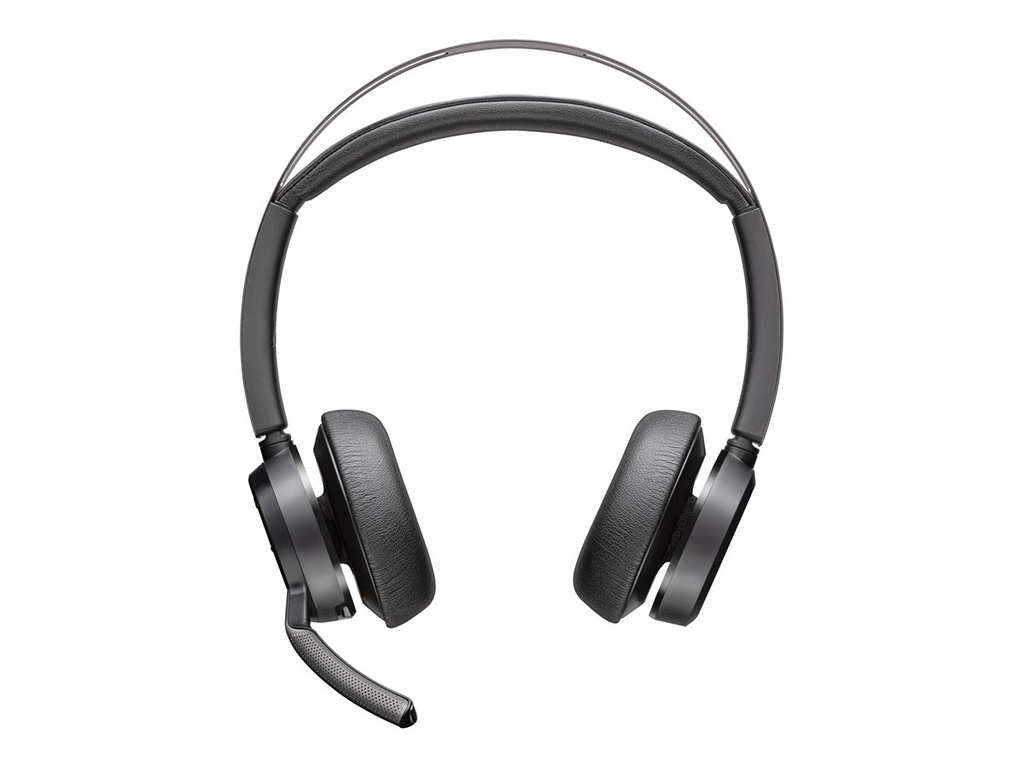 Poly 7S4L6AA Voyager Focus 2 Draadloze Headset Bluetooth + Houder & Adapter Zwart