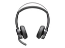 Poly 7S4L6AA Voyager Focus 2 Draadloze Headset Bluetooth + Houder & Adapter Zwart