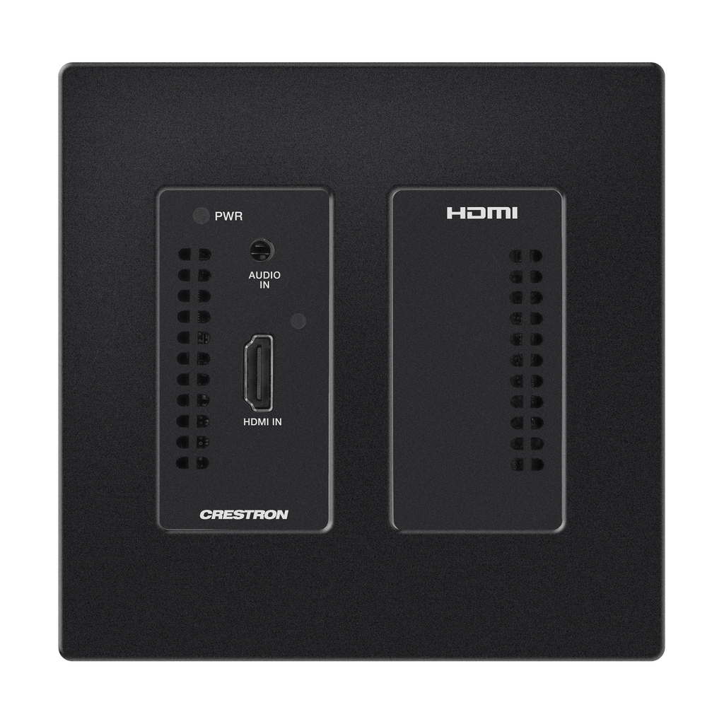 Plaque murale pour encodeur AV réseau Crestron DM-NVX-E20-2G-B-T DM NVX 4K60 4:2:0, noire