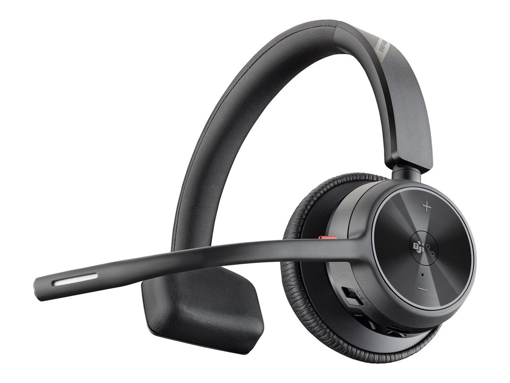 Poly 7Y210AA Voyager 4310-M Wireless Headset + Adapter Black