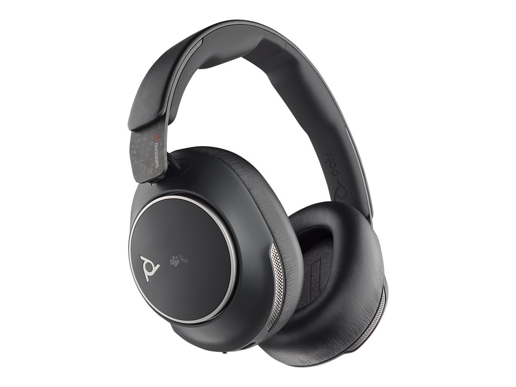 Poly 8H2G3AA Voyager Surround 80 Wireless Headset Teams Bluetooth Black