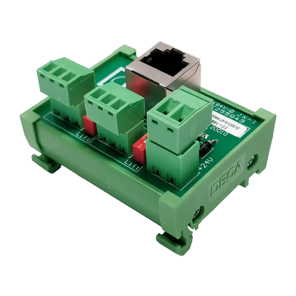 Audac ARJ12P Aansluitdoos RJ45 naar 2 x 3-pins aansluitblok