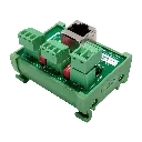 Audac ARJ12P Junction box RJ45 to 2 x 3-pin terminal block