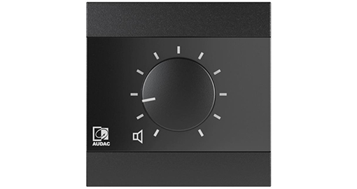 Audac - WP200/B -Externe volumeregelaar zwart    