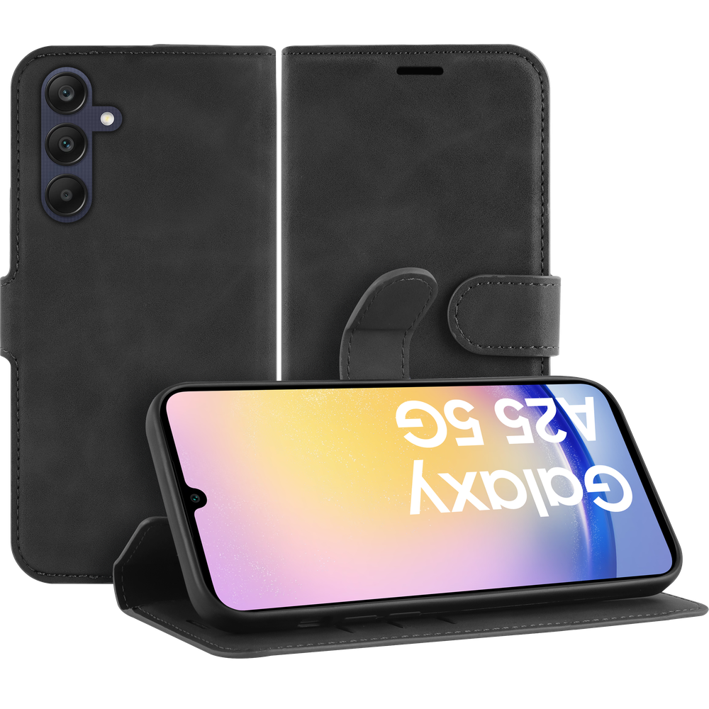 Just in Case 8326690 Premium Wallet Case  Samsung Galaxy A25 Zwart