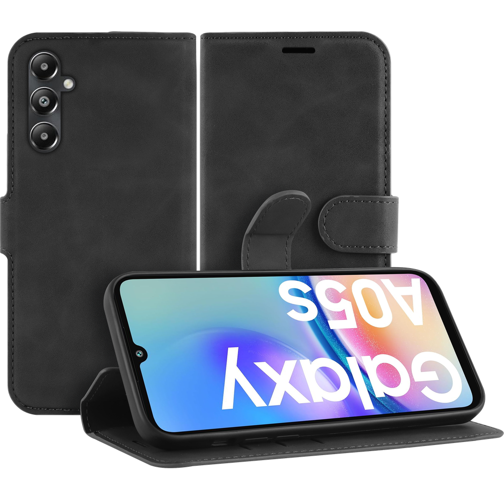 Just in Case 8447586 Premium Wallet Case Samsung Galaxy A05s Black
