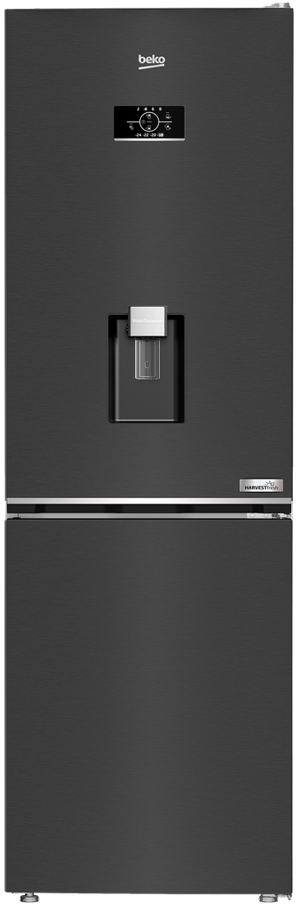 Beko B5RCNA365HDXBR Koel/Vries-combi 187cm 316l 198 kWh/jaar Zwart