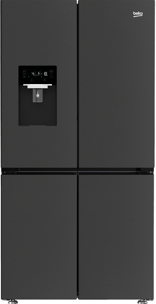 Beko GN1426240ZDXBRN koelkast French Door 182cm 565l 336 kWh/jaar Zwart