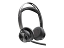 Poly 9T9J6AA#AC3 Voyager Focus 2 Microsoft Teams Wireless Headset + Holder Black