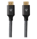 Nedis CVTB35000GY50 ​​HDMI 2.1-Kabel 8K@60Hz 48 Gbps 5m Verguld Grijs 