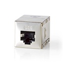 Nedis CCBW89011ME Network Coupler CAT6 Shielded RJ45 Female Metal