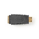 Nedis CVGB34906BK HDMI 1.4-Adapter Mini-HDMI - HDMI Vrouwelijk Verguld Zwart 