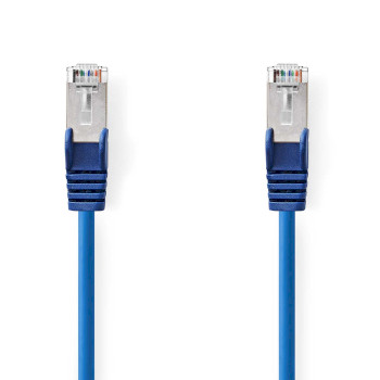 Nedis CCGP85121BU15 CAT5e Network Cable SF/UTP RJ45 1.5m Blue