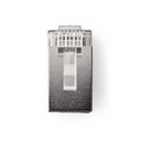 Nedis CCGB89306ME RJ45-Connector STP CAT6 Verguld 10 Stuks Transparant 