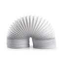 Tuyau d'évacuation d'air en PVC Nedis DRHO100BWT15 (10 cm x 1,5 m) pour armoires de ventilation/séchage, blanc