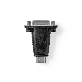 Nedis CVGB34910BK HDMI 1.4-Adapter HDMI - DVI-D 24+1-Pins Vrouwelijk Vernikkeld Zwart 