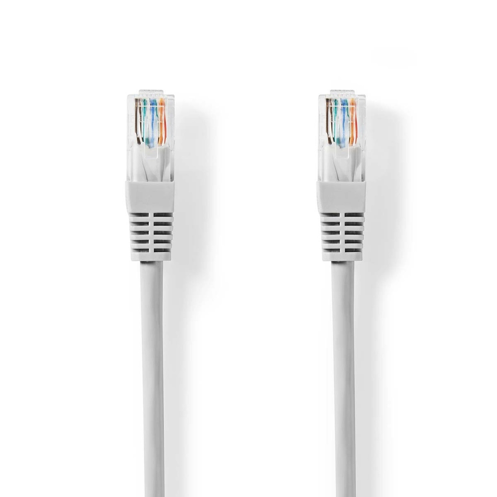 Câble réseau Nedis CCGL85101GY10 CAT5e U/UTP 1 m Blanc