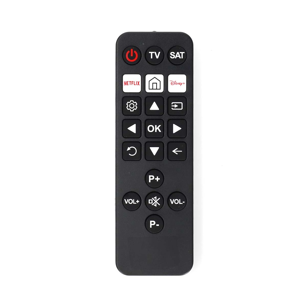 Nedis TVRC23SNBK Universal Remote Control Pre-programmed Black