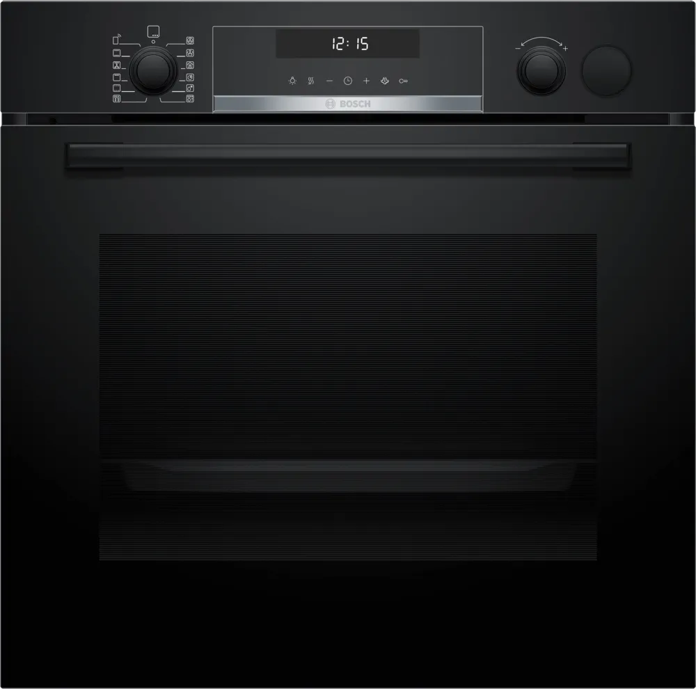 Bosch HRG578CB7 Inbouw Oven Serie 6 Toegevoegde stoom 60 cmPyrolyse 71l Zwart