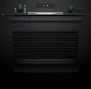 Four encastrable Bosch HRG578CB7 Série 6, cuisson vapeur, pyrolyse, 60 cm, 71 l, noir