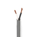 Nedis COTR15031GY100 Speaker-Kabel op rol 2x 2.5mm² Koper 100m Grijs 