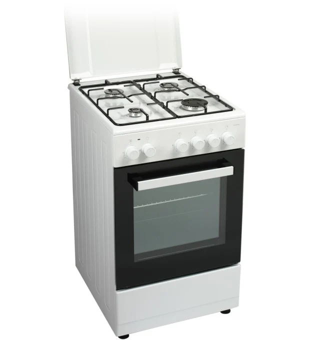 Cuisinière à gaz autoportante Everglades EVCK032 50 x 60 cm 48 l Blanc