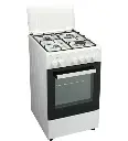 Everglades EVCK032 Freestanding Gas Stove 50x60cm 48l White