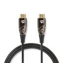Câble HDMI 2.0 optique actif Nedis CVBG3400BK750 75 m Noir