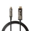 Câble USB optique actif Nedis CCBG6410BK500 USB-C - HDMI 18 Gbp | 50 m noir