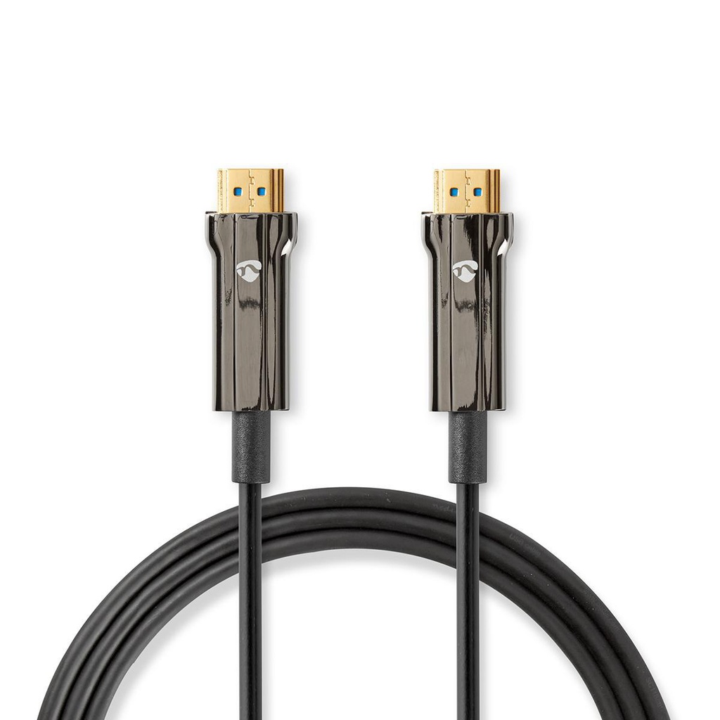 Nedis CVBG3500BK200 High Speed optical ​​HDMI Cable Gold plated HDMI 2.1 20m Black