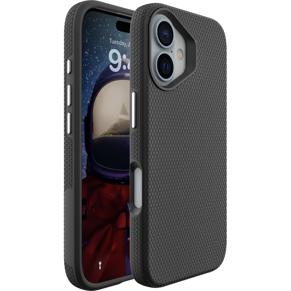 Just in Case 8332455 Armor Case iPhone 16 Zwart