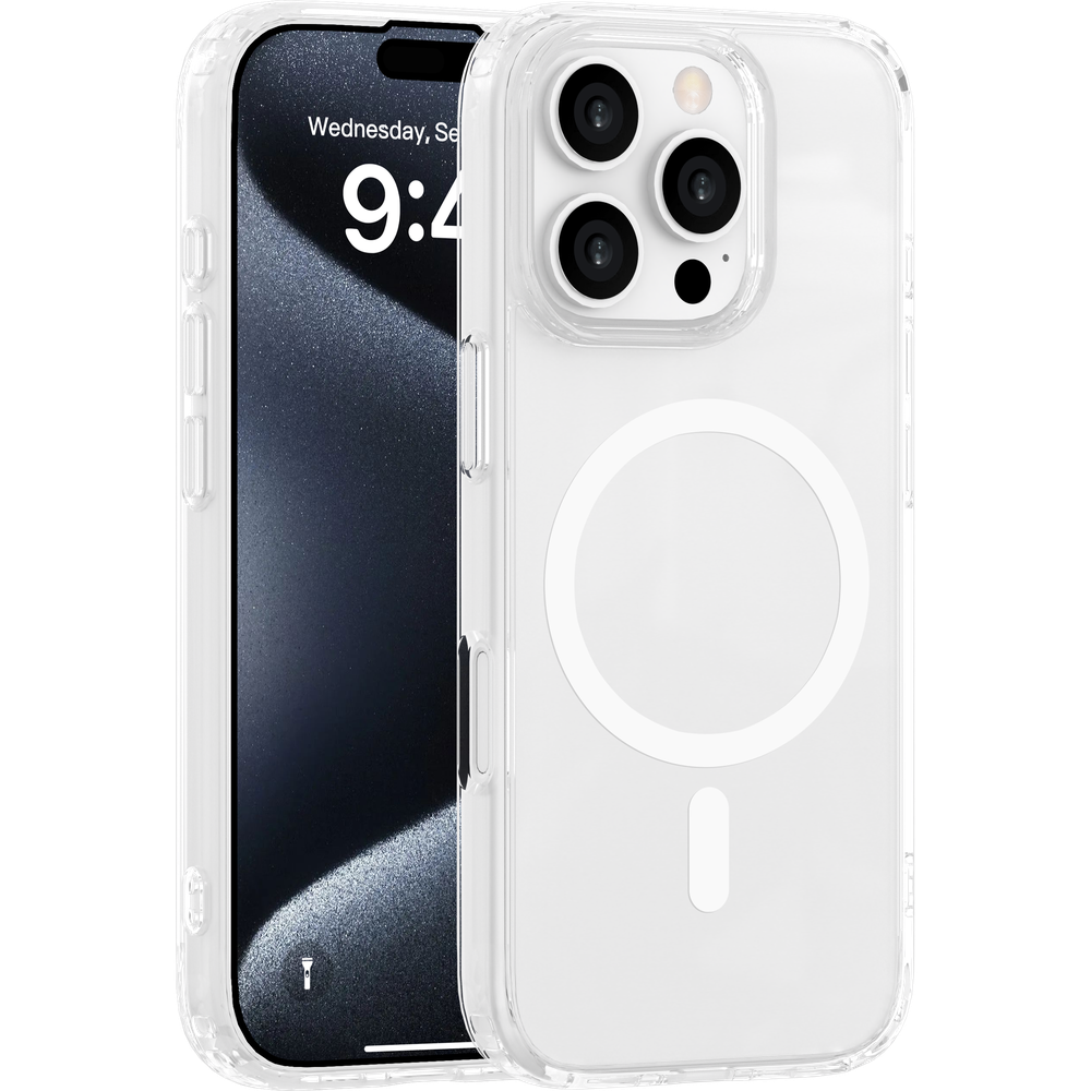 Just in Case 8332592 Soft TPU Case MagSafe compatible iPhone 16 Pro Transparant