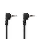 Nedis CVGB22000BK10 Audio-Video Cable 3.5 mm Jack Nickel-plated 1m Black