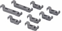 Siemens 00611472 Original Clamp Set for Dishwasher Gray