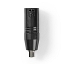 Nedis COTP15930BK XLR-Adapter XLR 3-Pins - RCA Vrouwelijk Vernikkeld Zwart