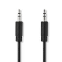 Nedis CAGB22000BK15 Stereo-Audiokabel 3,5 mm Jack Vernikkeld 1.5m Zwart