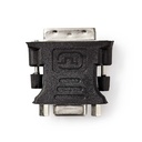 Nedis CCGB32900BK DVI-AdapterDVI-I 24+5-Pin - VGA Vrouwelijk Vernikkeld Zwart