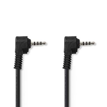 Nedis CVGB22000BK20 Audio-Videokabel 3,5 mm jack Vernikkeld 2m Zwart