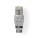 Nedis CCGB89350GY RJ45 Connector UTP CAT5 Gold Plated 10 Pieces Gray