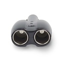 Adaptateur universel pour voiture DC Nedis DCPA002 120 W 12 V DC 2 x 10 A Noir