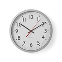 Nedis CLWA110WT Wall Clock 300 mm Diameter Plastic White / Silver