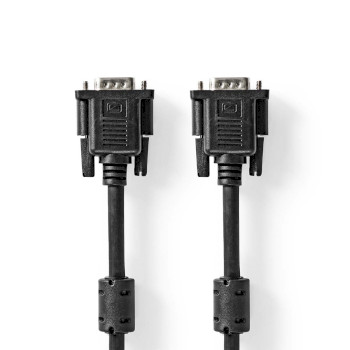 Nedis CCGB59000BK30 VGA-Kabel Vernikkeld 1024x768 3m Zwart
