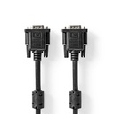 Nedis CCGB59000BK30 VGA-Kabel Vernikkeld 1024x768 3m Zwart